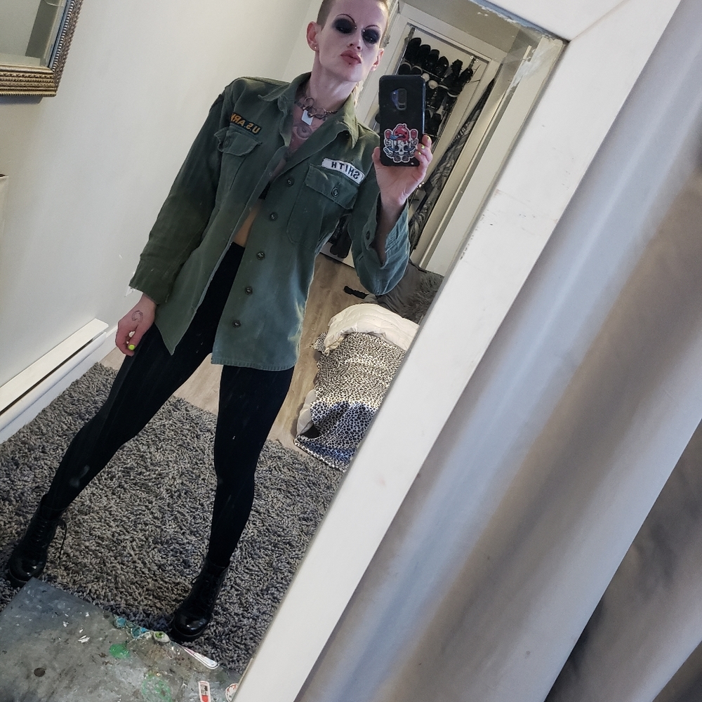 vintage army jacket